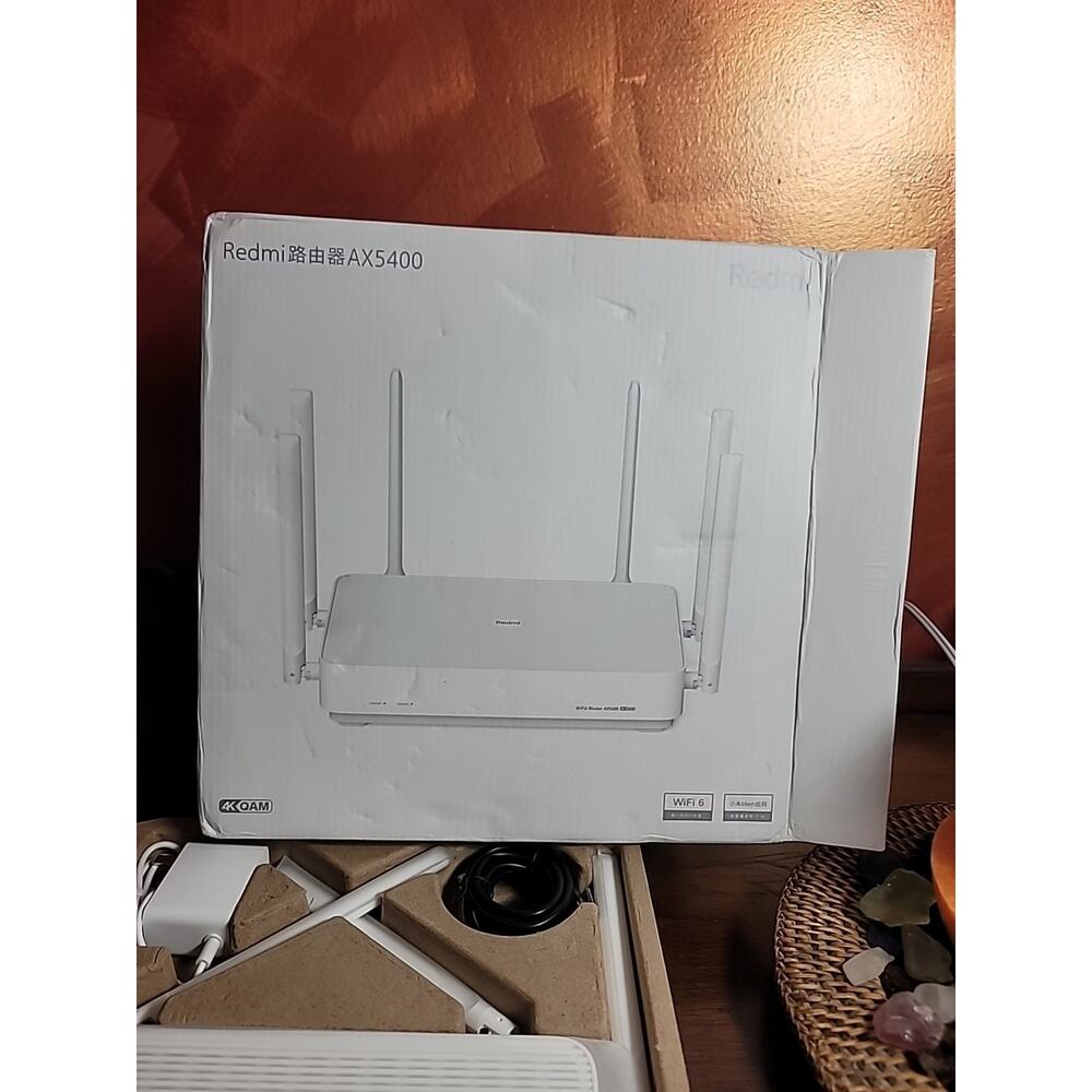 Redmi WiFi6 Router AX5400 4KQAM White New